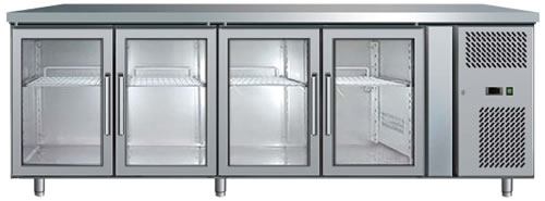 Bromic UBC2230GD-NR 4 Glass Door Under Counter Bar Fridge