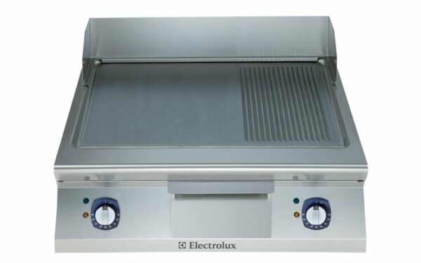 Electrolux 900XP 391358 Electric Griddle Smooth & Ribbed Brushed Chrome Plate