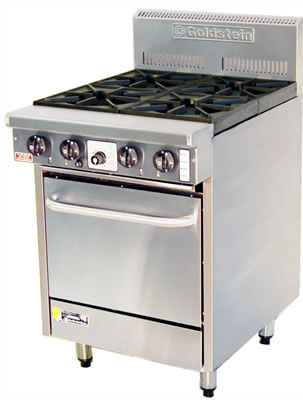 Goldstein PF420FF 4 open burner gas Fan Forced Oven Range