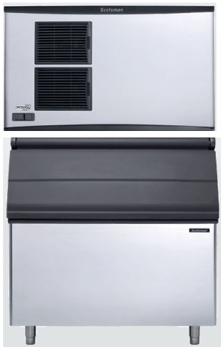 Scotsman C 1448 MA Ice Maker 636kg Production With 406kg Storage Dice Cube - Image 3