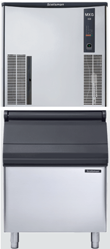 Scotsman MXG M 437 AS OX Gourmet Ice Cube Maker 165kg Production on Storage Bin 530 - Image 4